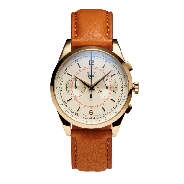 Vintro Watches | LE MANS 1952 Chronograph Quarz Gelbgold | Armbanduhr | Herrenuhr